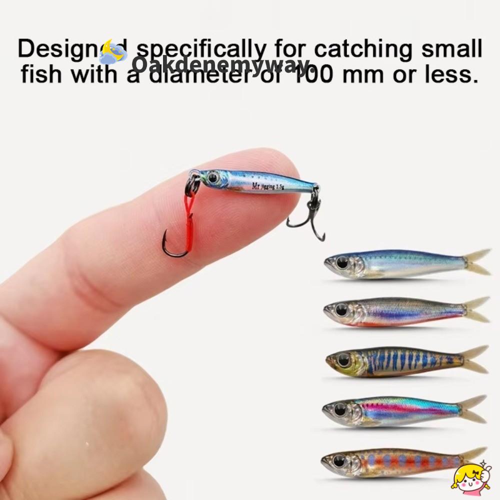 OAKDENEMYWAY Micro Jigging Mồi, Bionics Design 1.5g Trọng lượng 3g Mini Jig Lure, Mini Bionic Mini S