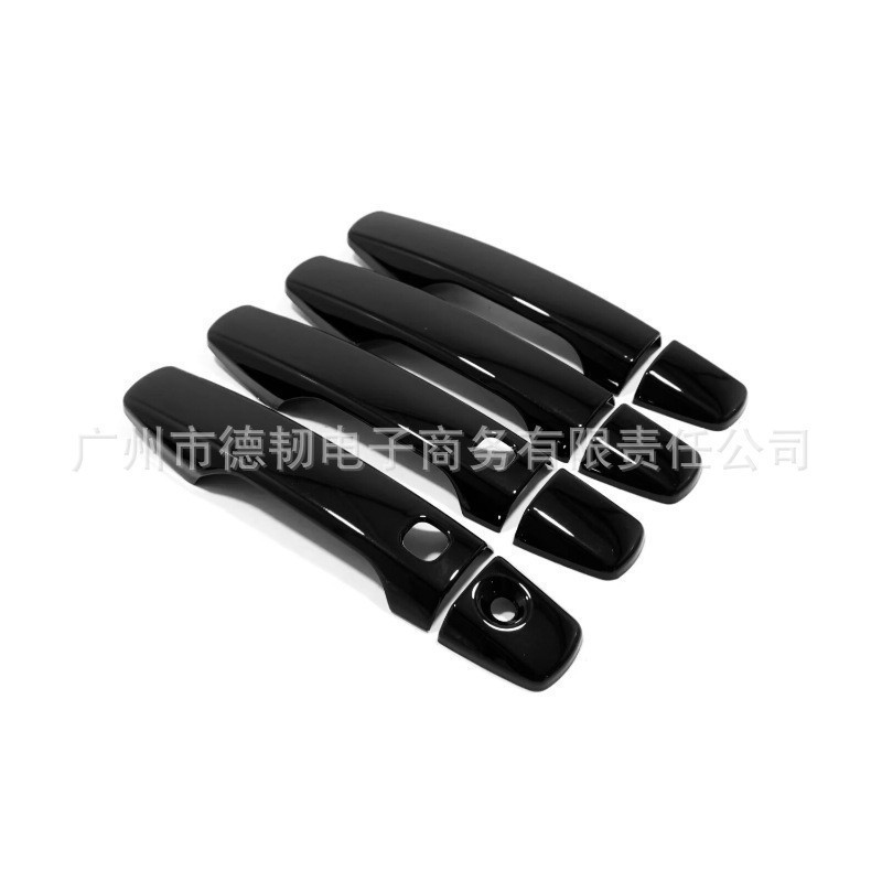 Thích hợp cho 08-15 Land Cruiser Land Cruiser LC200 FJ200 200 Nhãn dán tay cầm màu đen sáng Nhà máy 