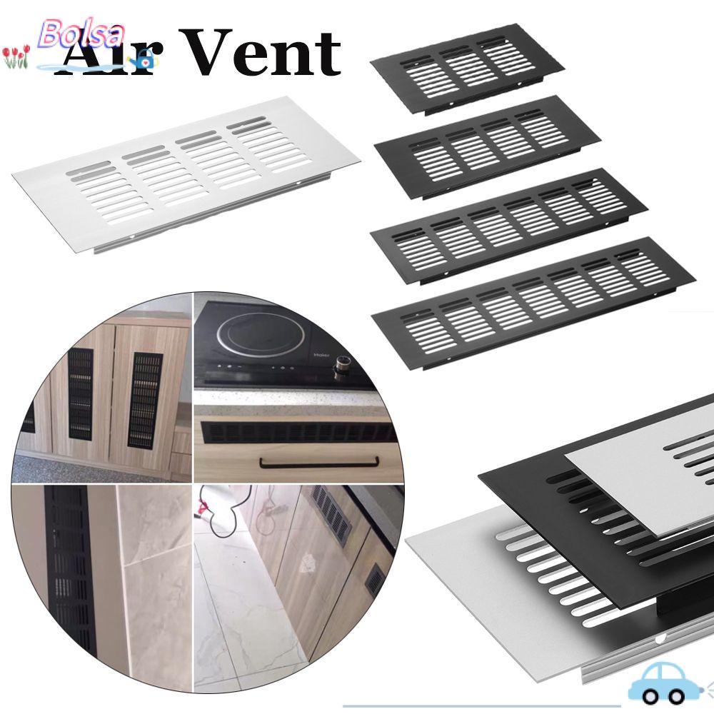 BOLSA Air Vent Decor Grommet Home Tủ Quần Áo Giày Louver Hợp Kim Nhôm Lỗ Đồ Trang Trí