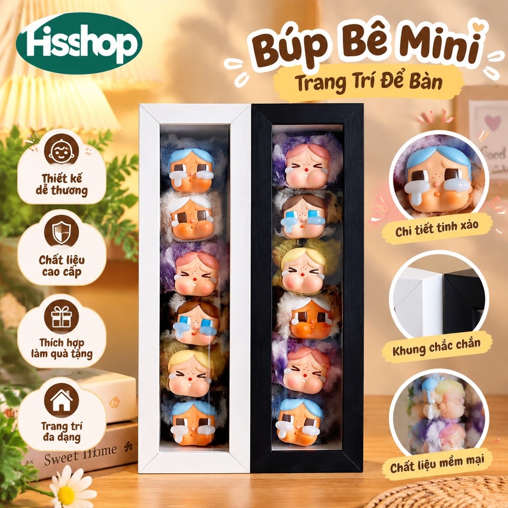 Dòng CRYBABY Wild but Cutie -Storage Box, crybaby shadow Box, trưng bày mô hình