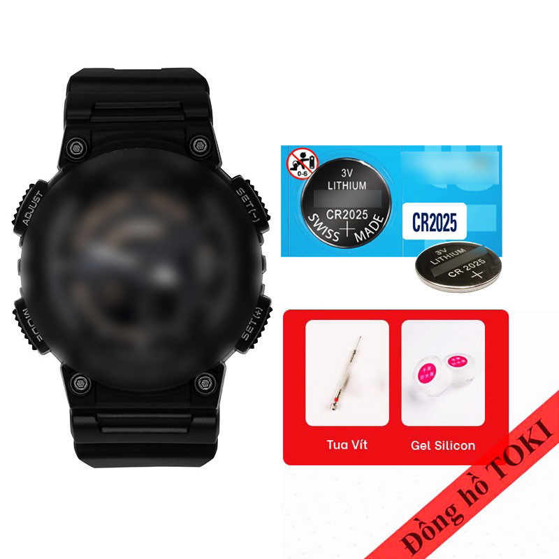 Pin CR2025 dùng cho đồng hồ kim điện tử tương thích casio AEQ-110W các màu