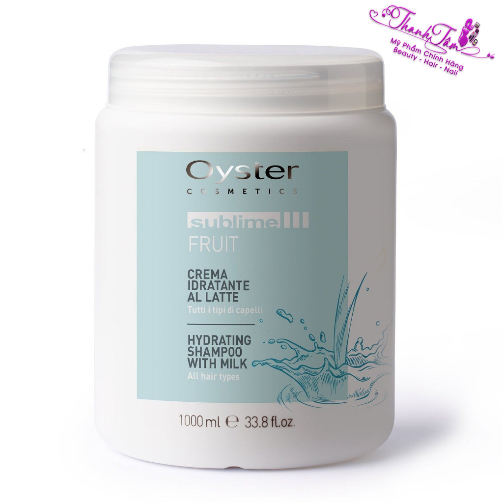 Kem ủ dưỡng tóc kèm sữa Oyster Sublime Fruit HYDRATING CREAM WITH MILK 1000ml - NN