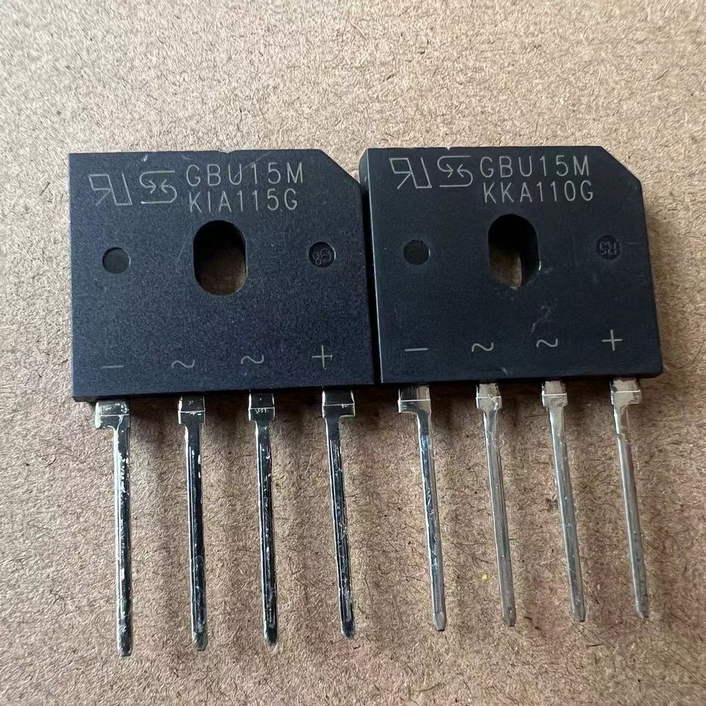 [3 CÁI] Bộ chỉnh lưu cầu phẳng GBU1510 GBU15M 15A1000V hoàn toàn mới