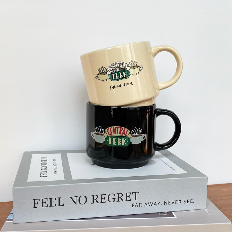 Đặt hàng chính hãng Old Friends American Retro Cup Coffee Cup Friends Central Park Cafe Hàng hóa 350