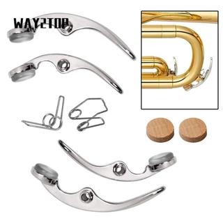 WAY2TOP Chìa Khóa Nước Trumpet, Linh Kiện Sửa Chữa Thay Thế Van Xả Trumpet, Van Nhổ Kim Loại Trombone Spit Trumpet