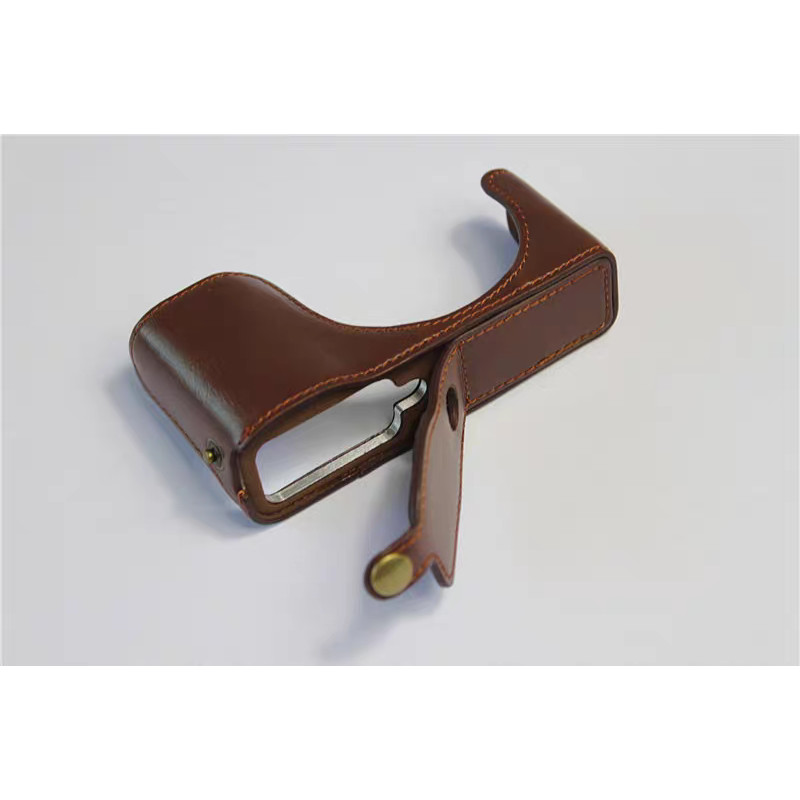 Thích hợp cho túi đựng máy ảnh Ricoh / Ricoh GRIII gr3x Vỏ da bảo vệ nửa hộp đựng phụ kiện griii