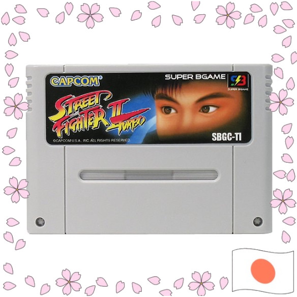 Super Famicom Street Fighter 2 Turbo Original Japanese SFC SNES Classic Fighting Game Cartridge Dire