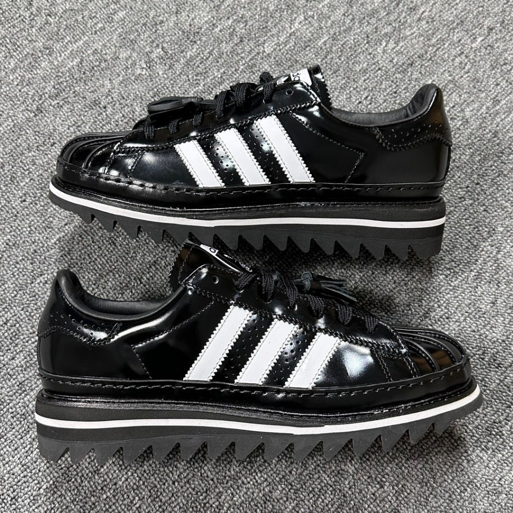 EU36-46 [Chất lượng hàng đầu] 2024 Giày thể thao CLOT X AD SUPERSTAR White Edison Chen mới dành cho 