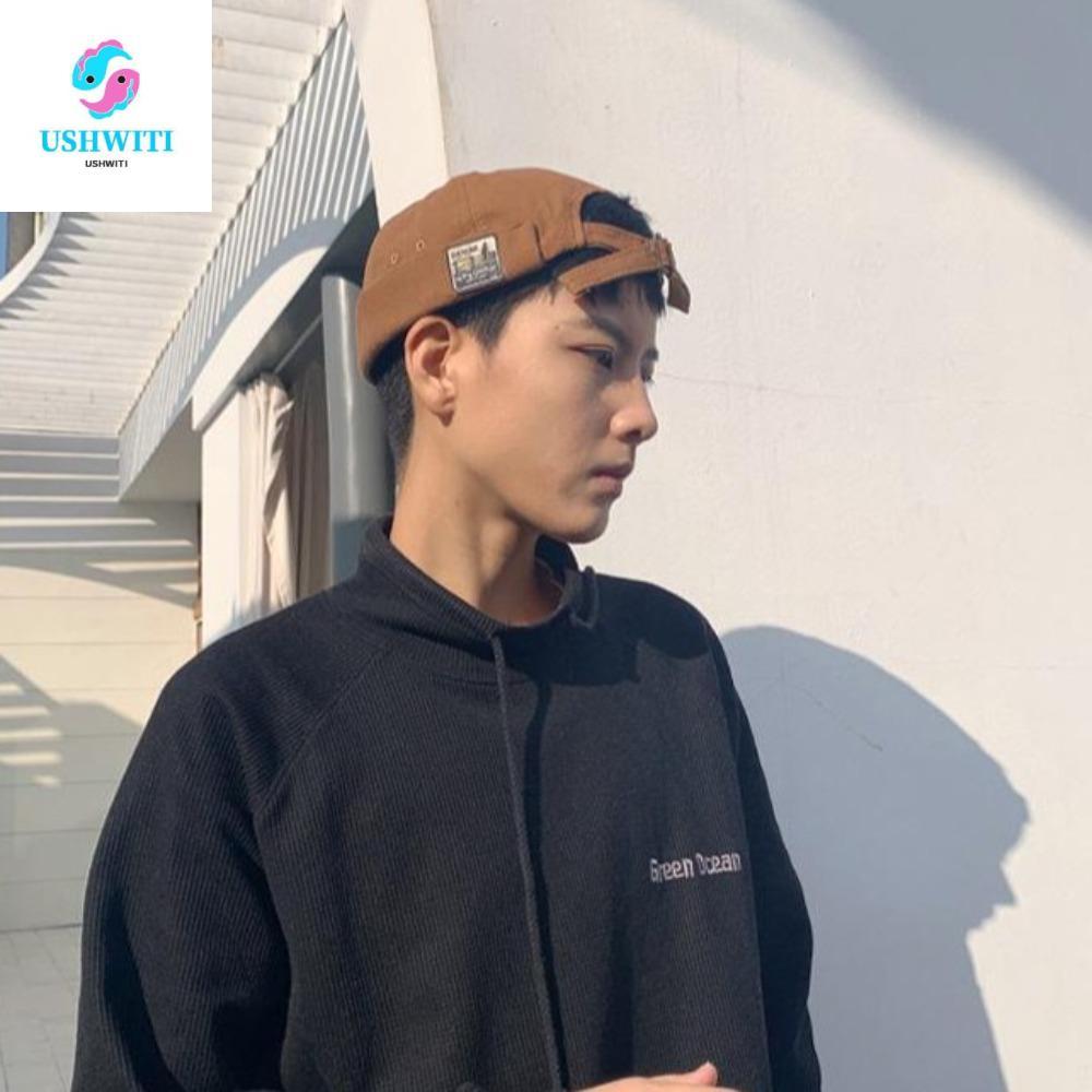 MLINX Nam Nữ Skullcap, Mũ Không Vành Cotton Unisex, Vintage Docker Cap Màu Trơn Bonnet Dưa Docker Ca