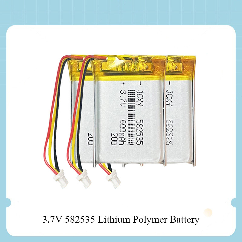 582535 Pin Lithium Polymer 3.7V 600mAh 602535 Pin sạc cho điện thoại thông minh MP3 GPS Tai nghe Blu