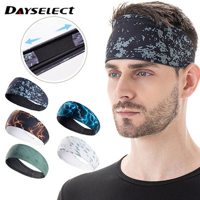 DAYSELECT 1 Miếng Thể Thao Chạy Bộ Mồ Hôi Nhanh Khô Băng Lụa Tập Thể Dục Tập Yoga Tập Gym Băng Đô