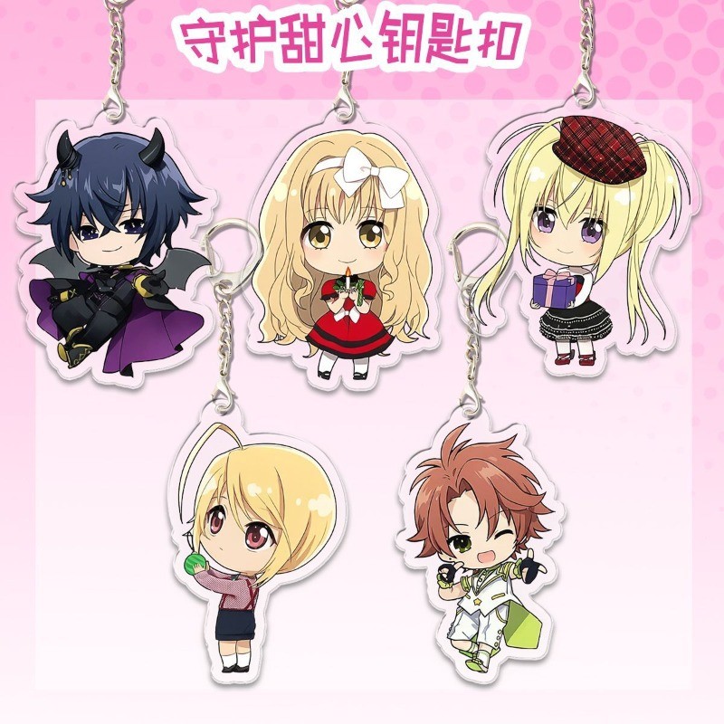 Shugo Chara Anime Móc Khóa Ikuto Tsukiyomi Acrylic Móc Khóa Utau Tsukiyomi Móc Khóa Dễ Thương Hinamo