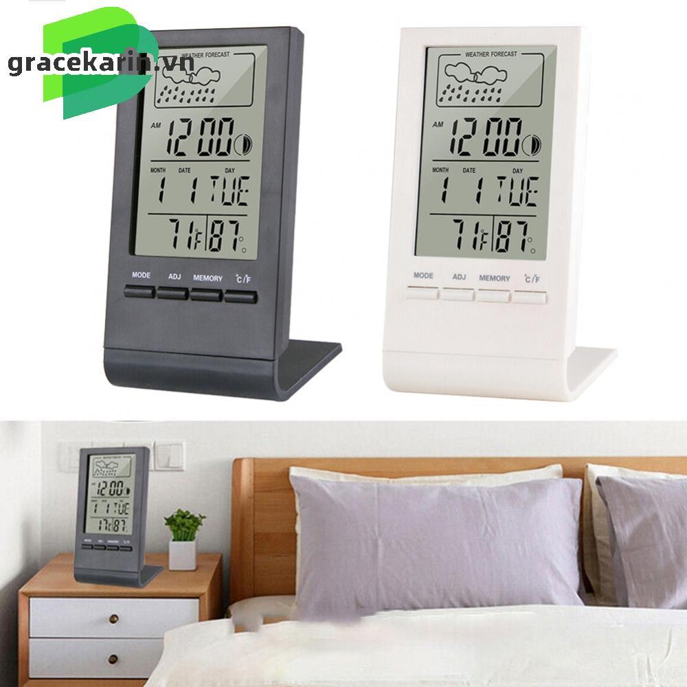 User Friendly Digital Temperature Clock for Accurate Humidity Tracking Indoors