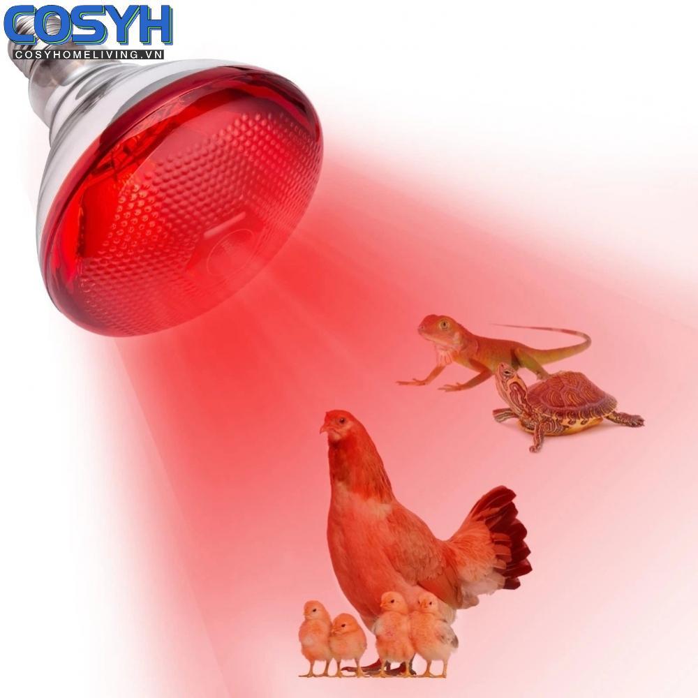 <cosyh>Heat Lamp 5,000 Hours Lifespan E27 Base Compatibility Cold Weather Use
