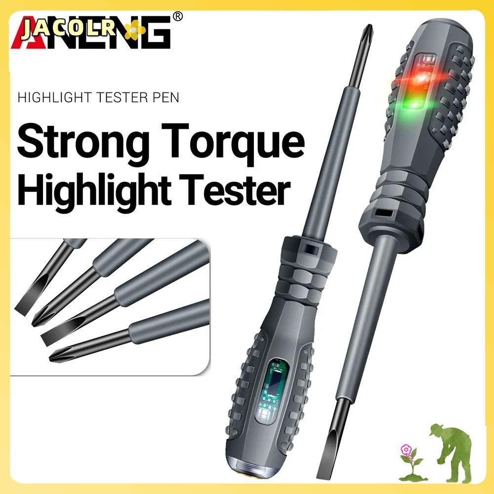 Bút thử điện JACOLR, có đèn báo Tua vít cảm ứng thông minh, ANENG B05 Công cụ thợ điện Zero Live Det