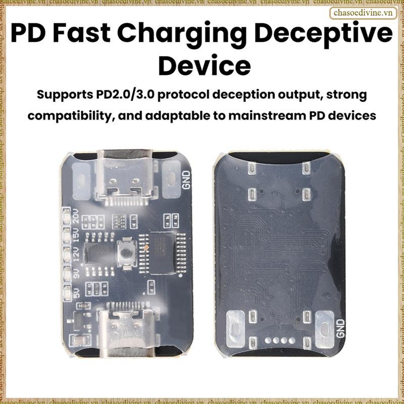 [K O G X] Deceiver sạc nhanh PD2.0 CH224K CH552T 5V-20V 5A Đầu ra tối đa cho thiết bị Type-C và thử 