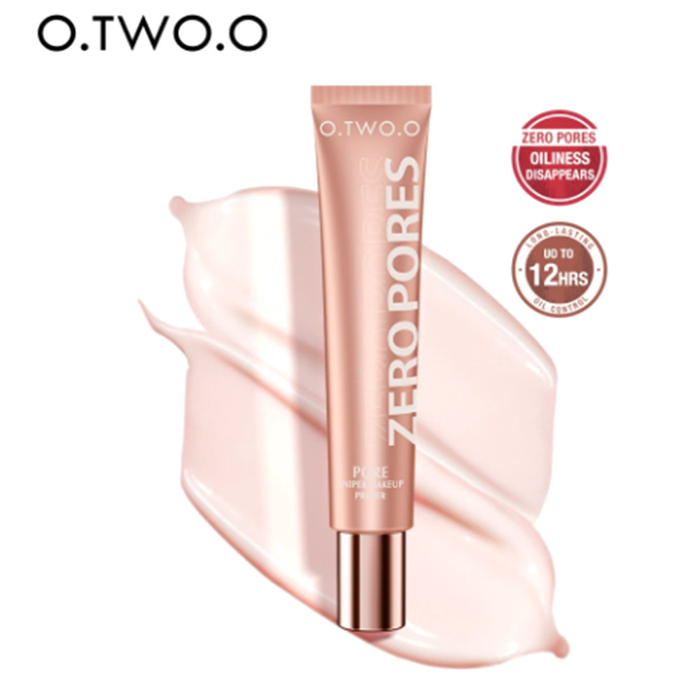O.TWO.O Zero Pores Primer Gel Pore Minimizing Base 12H Oil Control Smooth Skin Long Lasting Makeup F