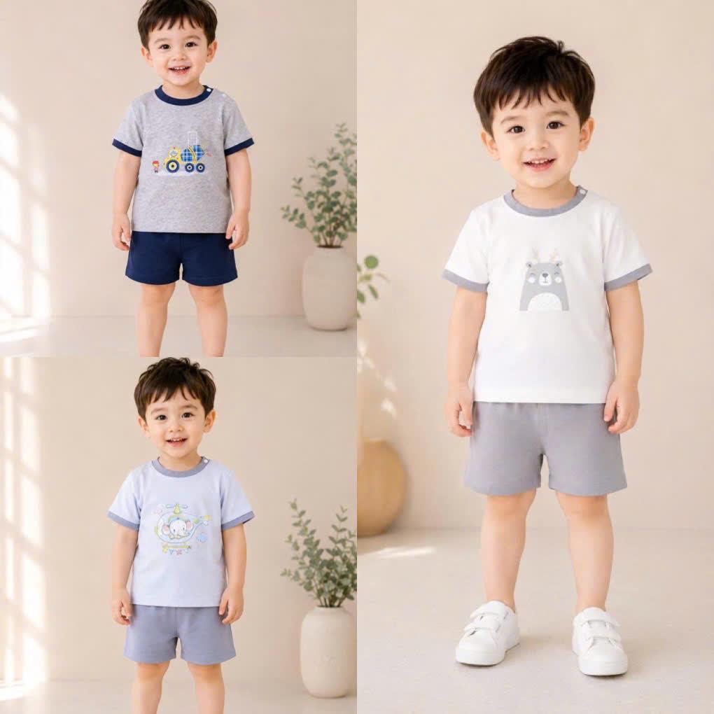 JINRO - BỘ CỘC TAY JINRO CHẤT MODAL PETIT CHO BÉ