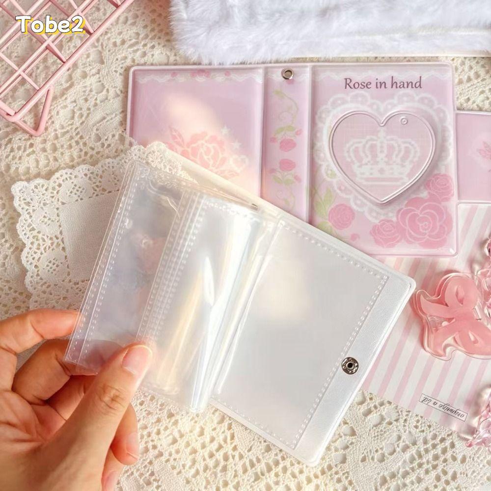 TOBE2 Photocard Binder, Pocket Pages Ring Binder Card Holder Book, Quà tặng PVC 3 inch Kpop Album Ản