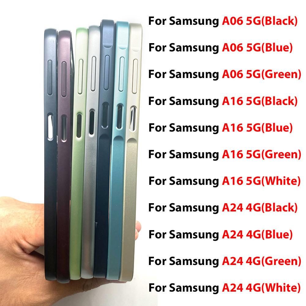 Dành Cho Samsung A06 A16 A24 4G 5G Khung Giữa Vỏ Giá Đỡ Thay Thế Một Phần