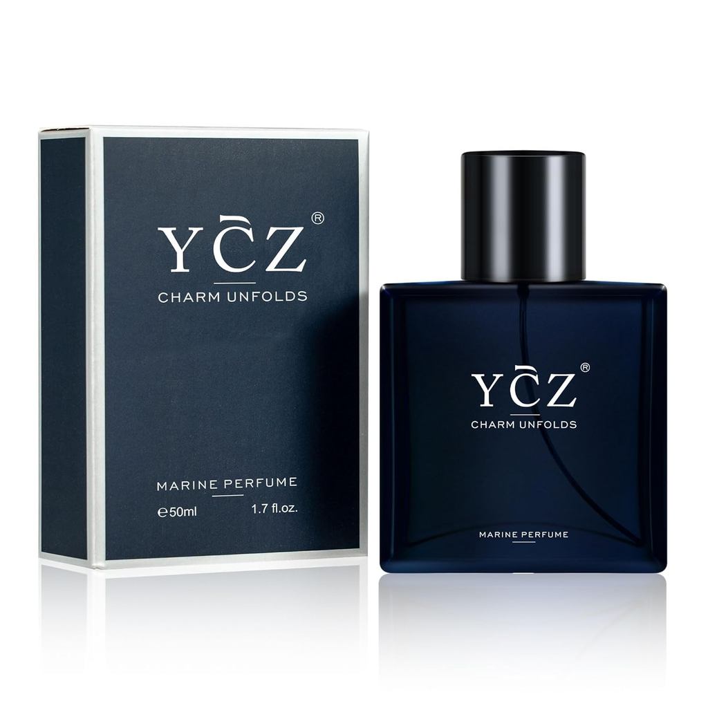 Ycz Charm Unfolds Marine Perfume for Men, 1.7 oz. Long Lasting Eau De Parfum Cologne For Men, Orient