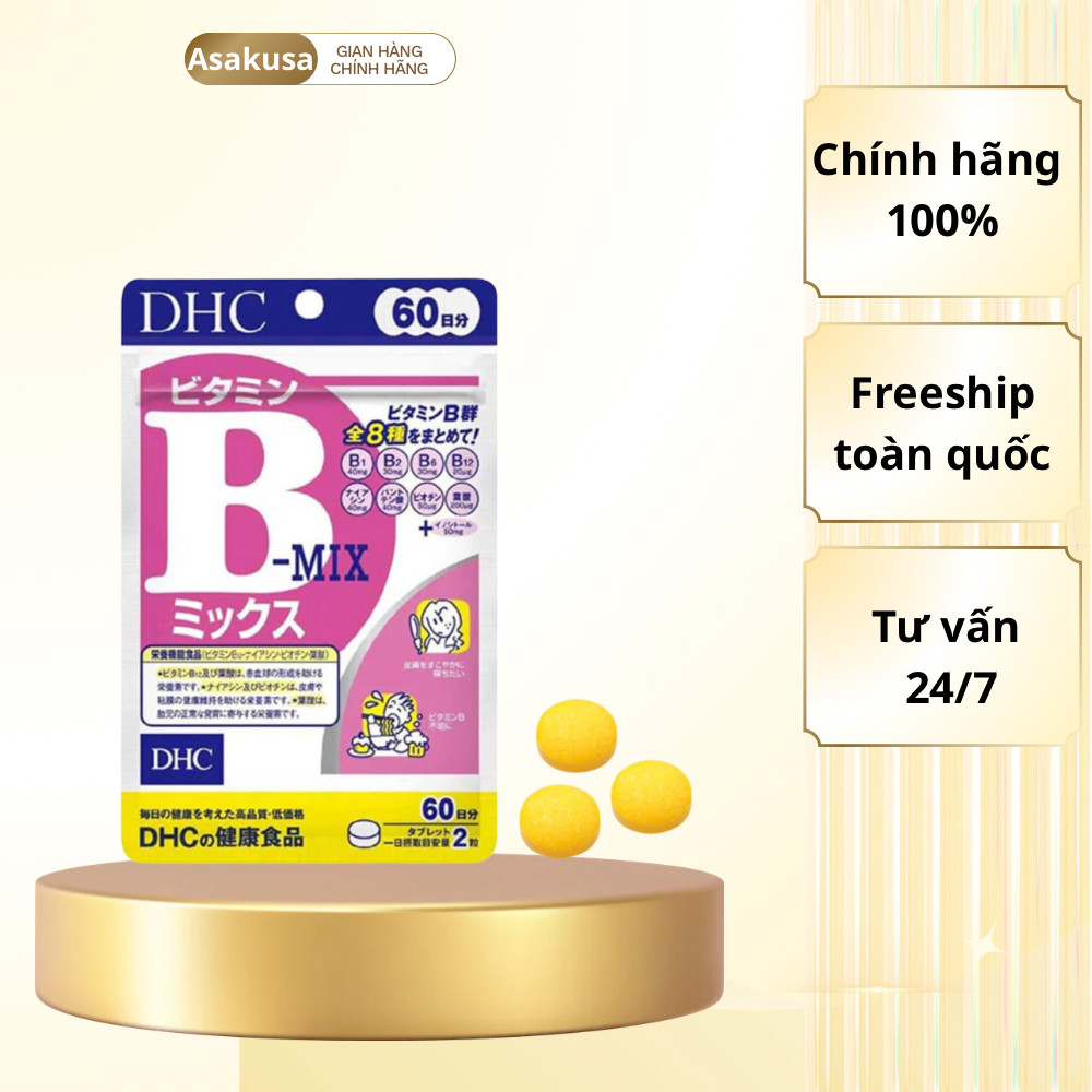 Viên Uống DHC Vitamin B Mix Tổng Hợp Nhật Bản 120 Viên 60 Ngày