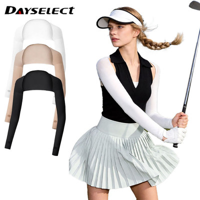 DAYSELECT Thể Thao Mỏng Thoáng Khí Vai Băng Lụa Tay Nhẹ Chống Tia UV Khăn Choàng Golf
