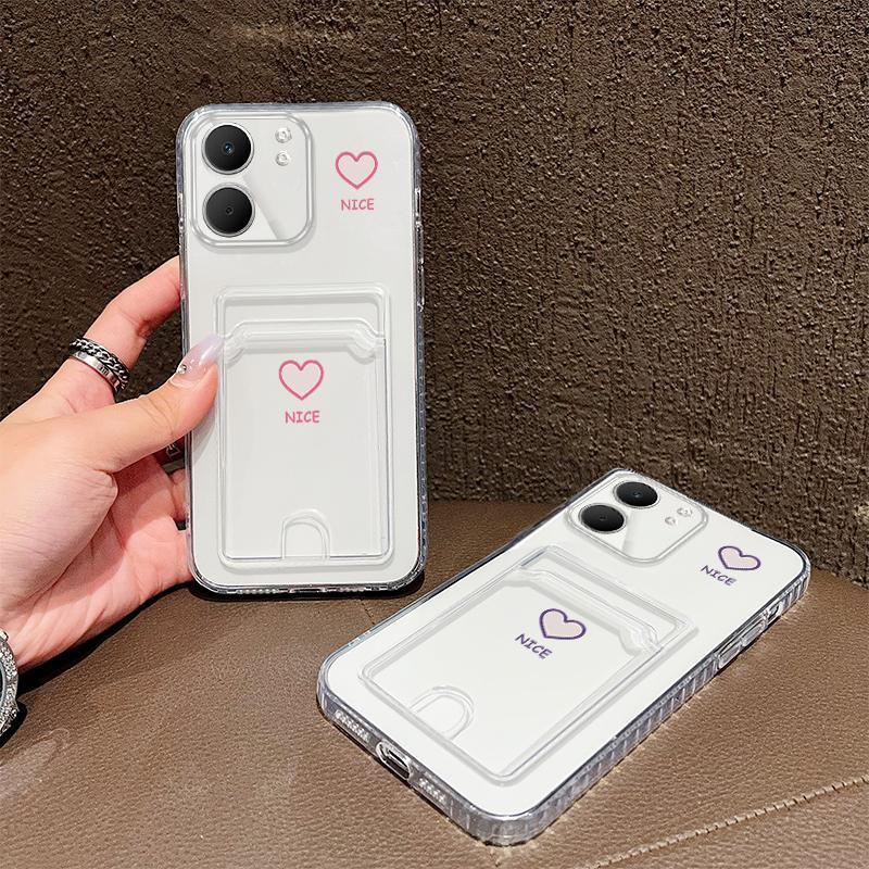 Hộp đựng thẻ cho OPPO A5X A6X A6 A6 Pro 4G Love Clear Case