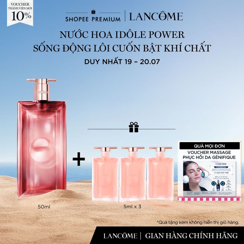 Nước Hoa Lancome Idole Power Sống Động Lôi Cuốn Bật Khí Chất 50ml