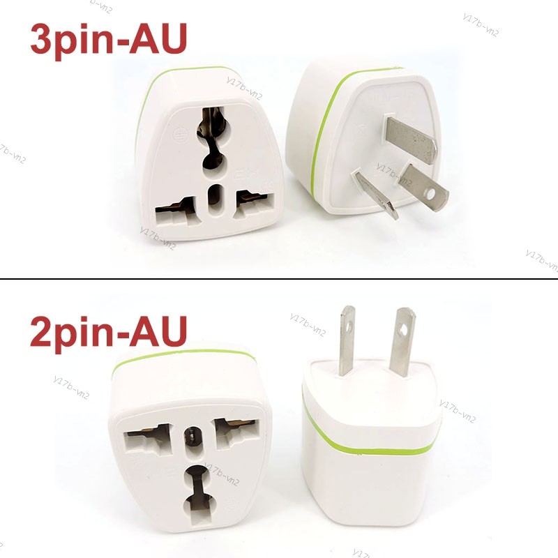 Universal EU US UK to 2pin 3Pin AU Power Plug Adapter New Zealand AustraliaTravel Plug US / UK / EU 