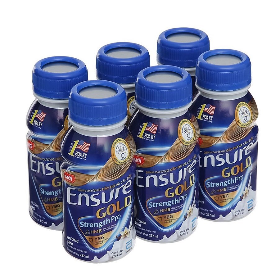[Date 2027] Lốc 6 chai Ensure Gold/ Original 237ml