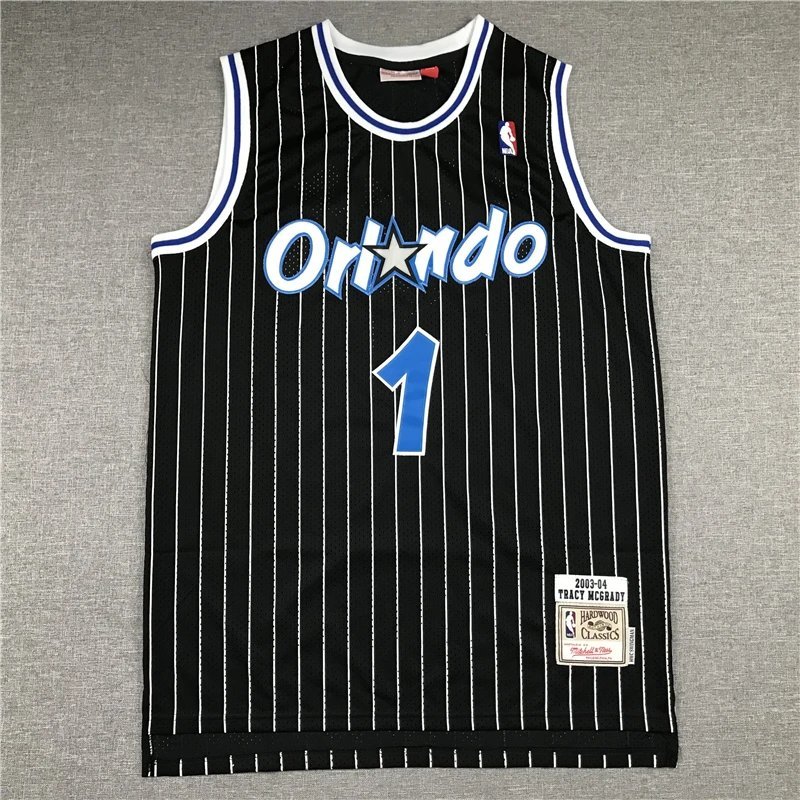 Orlando Magic No. 1 Madi Thêu Jersey Retro nba Áo Bóng Rổ Thể Thao Nam
