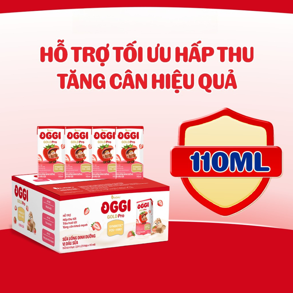 1 THÙNG SPDD Oggi Gold Pro vị trái cây 110ml - ( thùng 24 hộp )