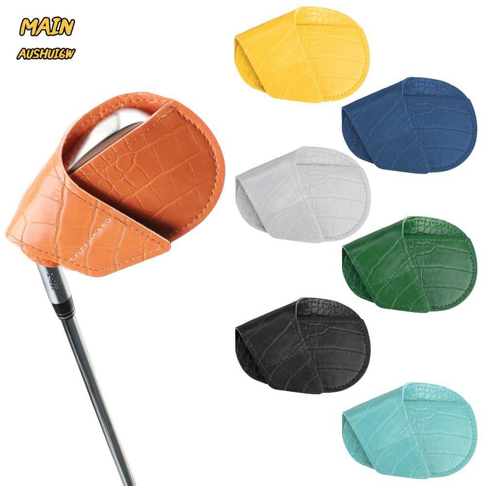 MAINAUSHUI6W Golf Iron Headcover, Da PU Họa Tiết Cá Sấu Golf Club Head Cover, Thiết Bị Tập Golf Chốn