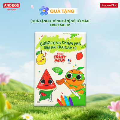 [QUÀ TẶNG KHÔNG BÁN] Sổ Tô Màu Fruit Me Up