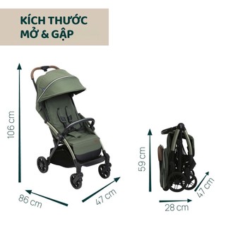 Xe đẩy gấp gọn Chicco Goody Xplus dành cho bé sơ sinh đến 22kg