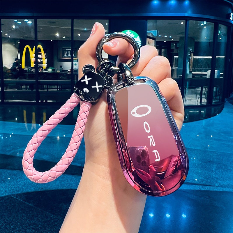 2026 Sản phẩm mới Great Wall Euler Good Cat gt Key Cover Lightning Cat Protection Case Ballet Cat Hi