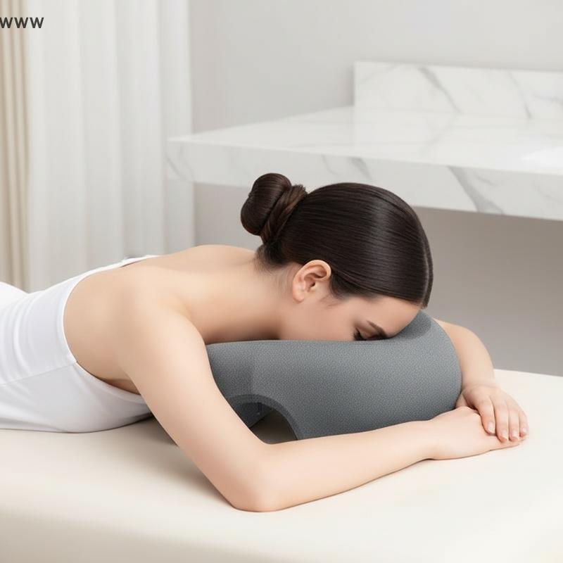 OOO mặt xuống gối Ergonomic Bộ nhớ bọt thoáng khí providesprehensive mặt cổ massage hỗ trợ gối uuuu