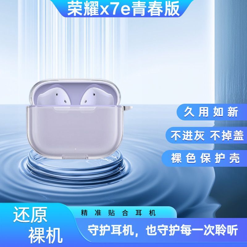 Thích hợp cho Glory gegx7e Youth Edition Ice Crystal Vỏ bảo vệ trong suốt Tai nghe được chọn Glory G