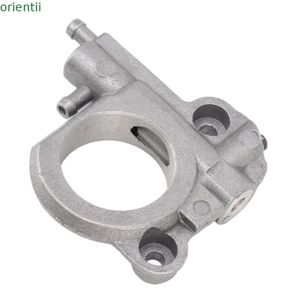 ORIENMY Auto Oiler Hội, Máy bơm dầu cưa xích sắt bạc, Bộ phận thay thế cưa xích nhỏ gọn cho CS550P C