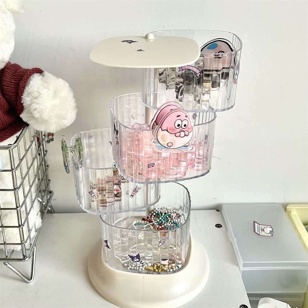 Jewelry and hairpin storage box, dustproof bedroom organizer, transparent12y New storage box for acc