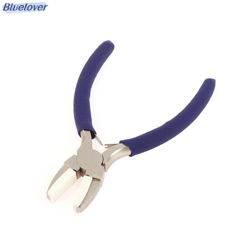 Bluelover Nylon Hàm Kìm Thép Carbon Thủ Công Plat Mũi Kìm Dụng Cụ DIY Cho Đính Hạt Vòng Định Hình Dây Trang Sức Dụng Cụ Làm Mới