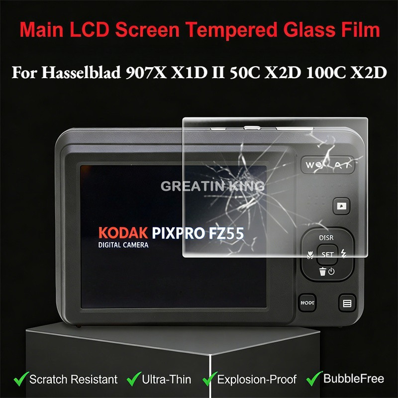 1-3 Chiếc 9H HD Kính Cường Lực Cho Hasselblad 907X X1D II 50C X2D 100C X2D II 100C X1D2 X2D X2D2 Cam