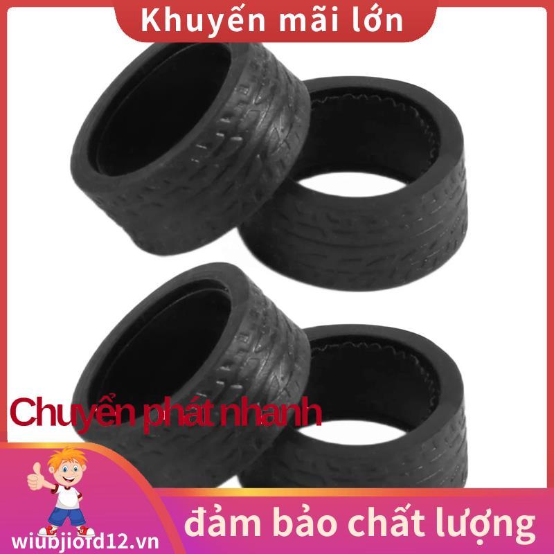 4 Bánh Xe Lốp Lốp Cao Su Cho Xe K969 K989 P929 Iwa04M Iwa02 Mini-Z Mini-D Mini-Q 1 / 28 RC Drift Rac