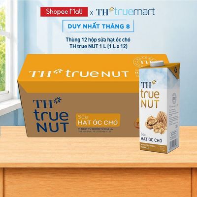 Thùng Sữa Hạt Óc Chó TH true NUT milk 1L (12 Hộp)