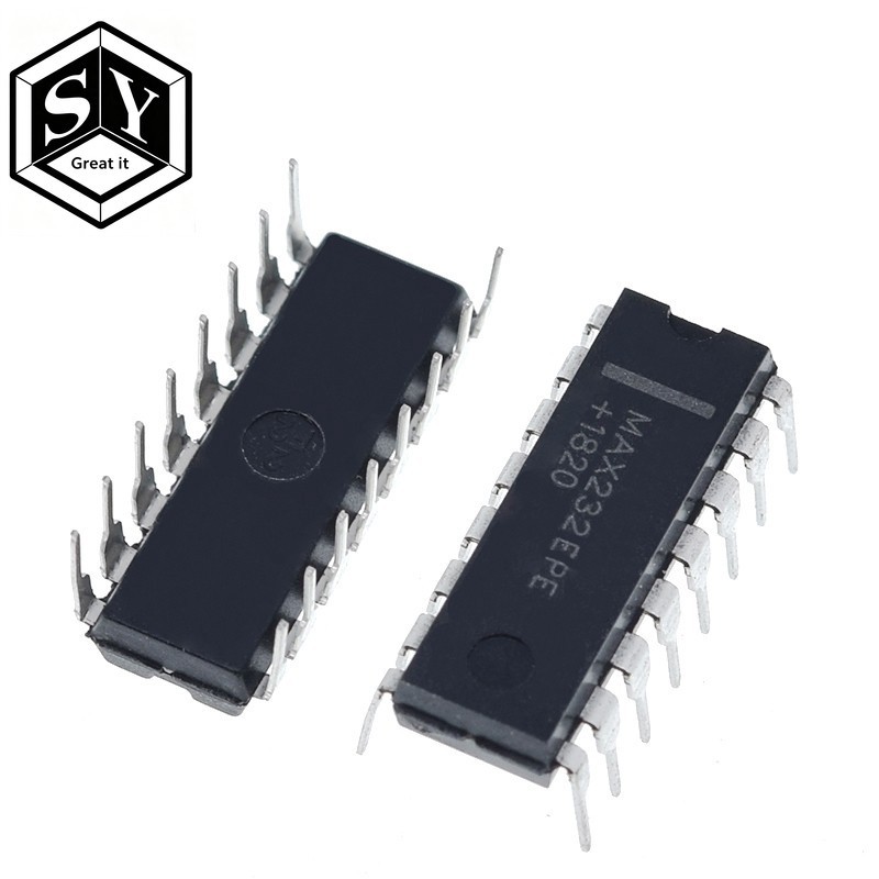 GREATZT 10 CÁI MAX232EPE DIP MAX232 RS232 Bộ thu phát / Bộ thu phát