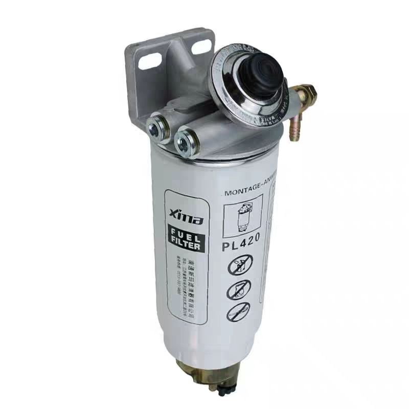 Bộ lọc nhiên liệu tách nước PL420 kèm bơm tay cho xe tải Weichai Jiefang
