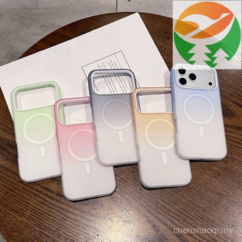 Gm1 Fresh drop phone 17 16 15 14 13 Cover Dual Tone Ombre Pattern có từ tính chống rơi | Điện thoại 