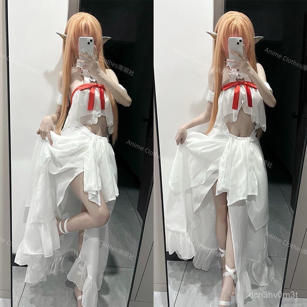 Trang phục cosplay Asuna Sword Art Online tiên nữ bộ đồ hóa trang anime cao cấp bán chạy giao nhanh
