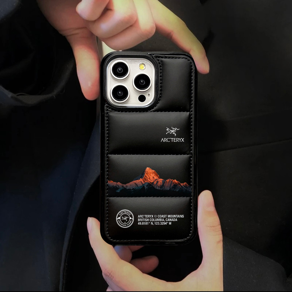 Street Classic Archaeopteryx Snow Mountain Down Jacket Vỏ Điện Thoại Silicon Thích Hợp Cho iPhone 16